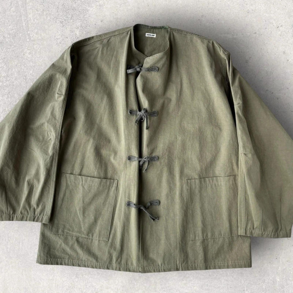 Anglan Traditional Field Kimono Olive L