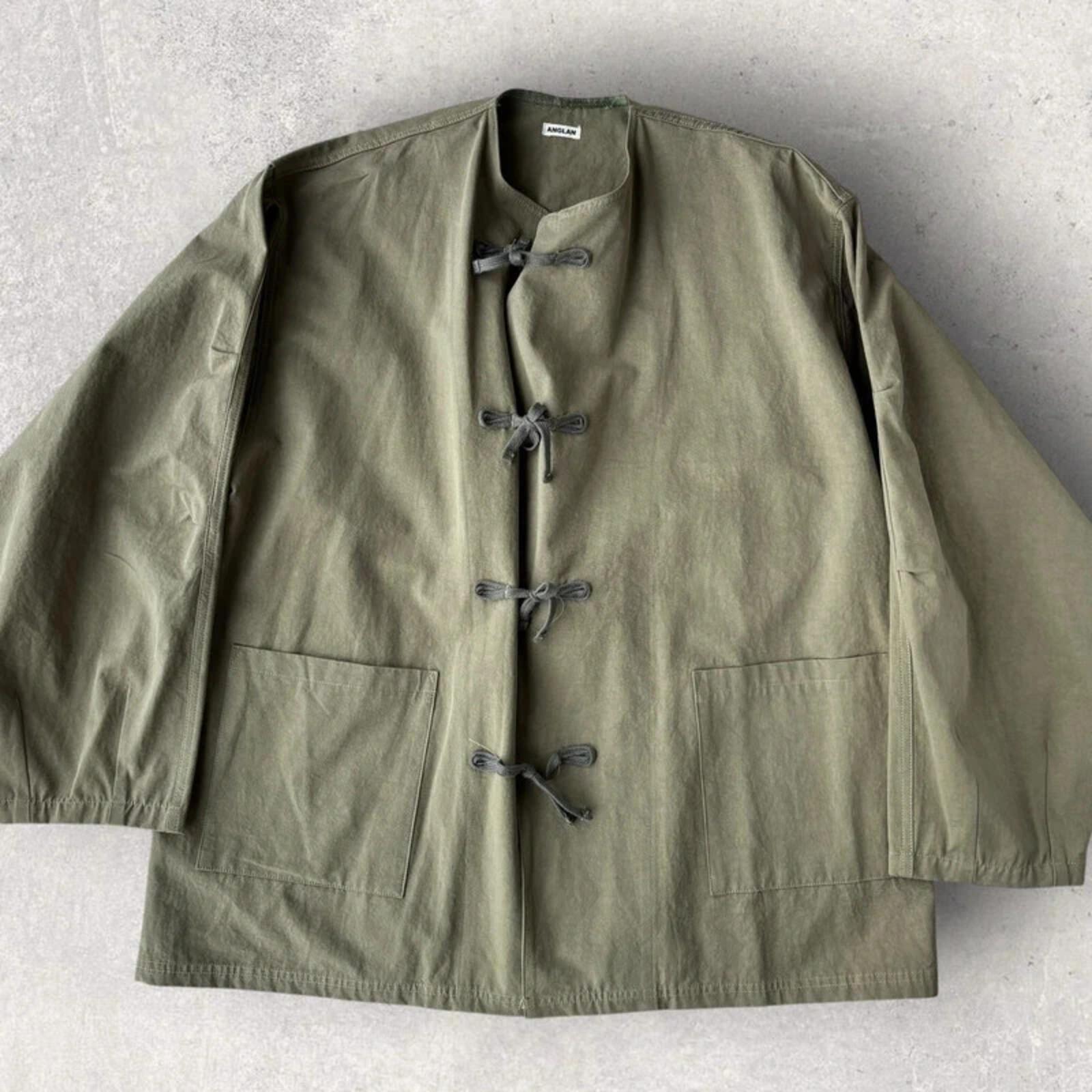 Anglan Traditional Field Kimono Olive L