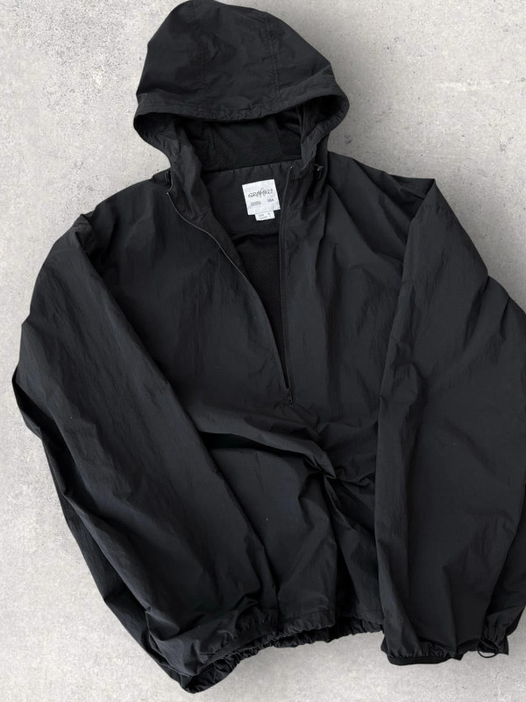 Gramicci Light Nylon Anorak Black Size XL