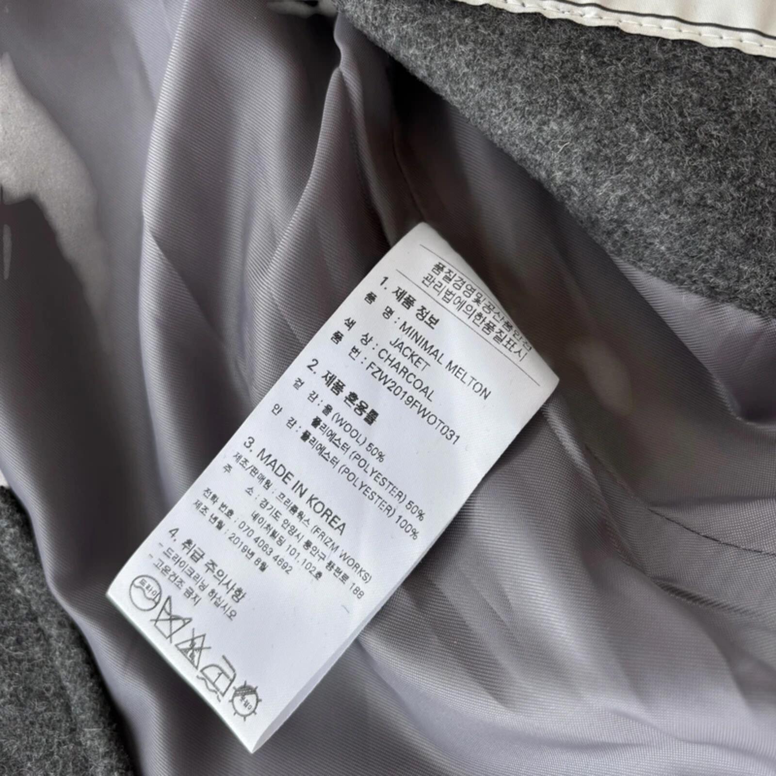 Frizmworks Wool Melton Boxy Jacket Charcoal XL