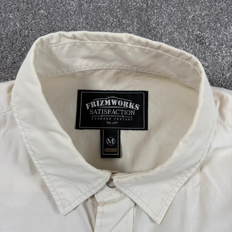 Frizmworks Double Pocket Half Shirt Cream M