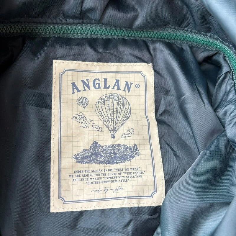 Anglan Oversized Shirt Jacket Green XL