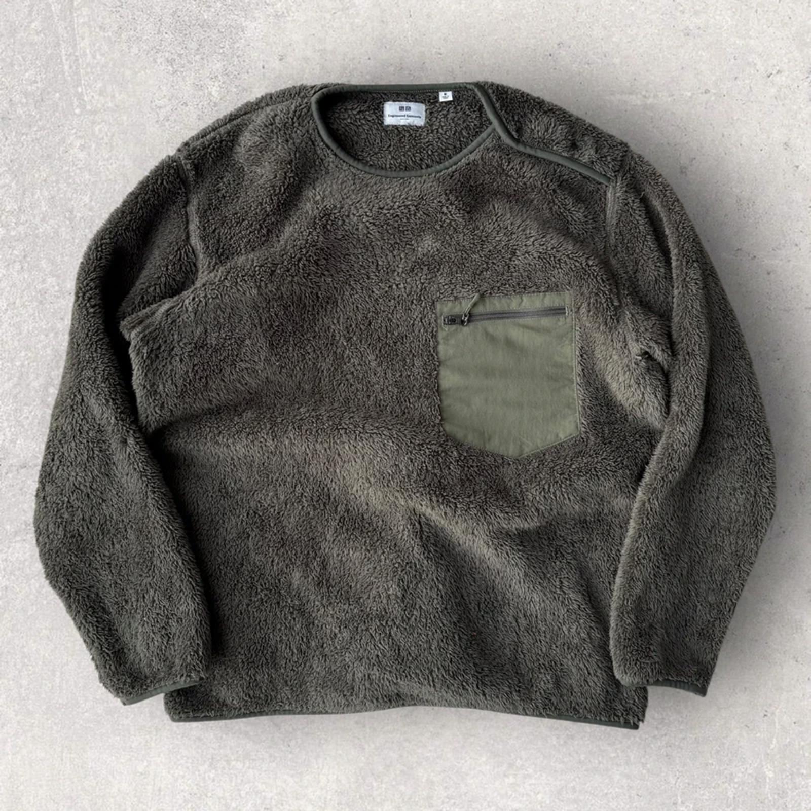 Uniqlo X Engineered Garments Fleece Jumper Olive M