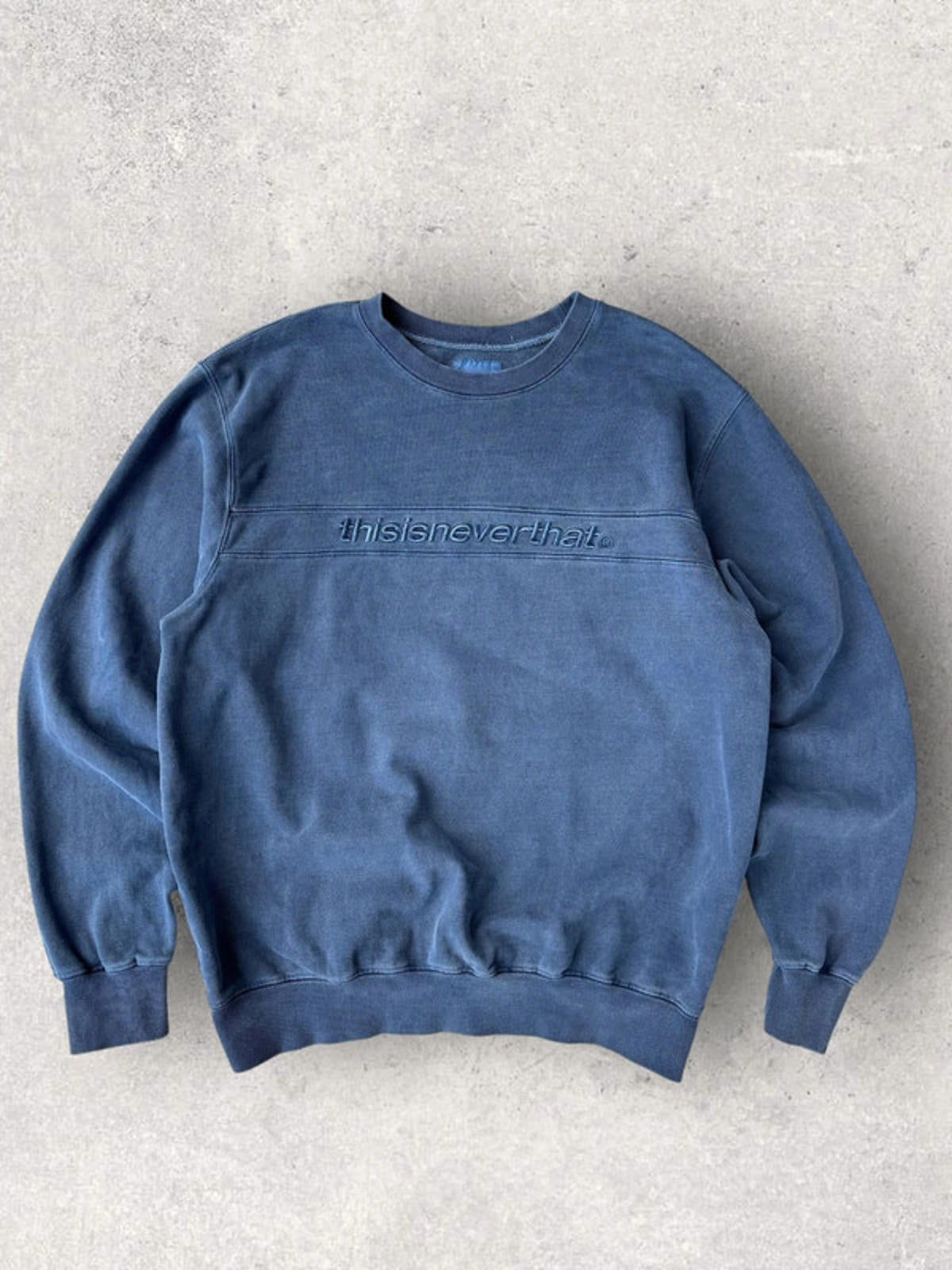 Thisisneverthat SP Logo Sweatshirt Blue Size L