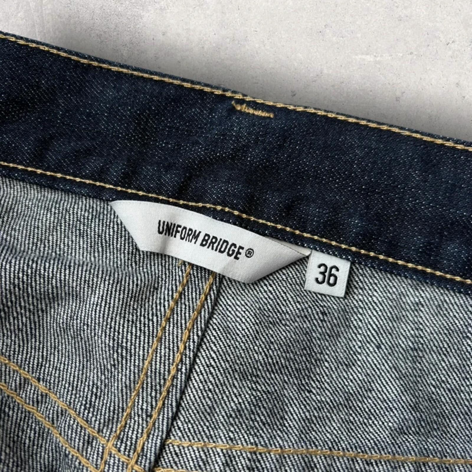 Uniform Bridge Relaxed Straight Jean Indigo W36