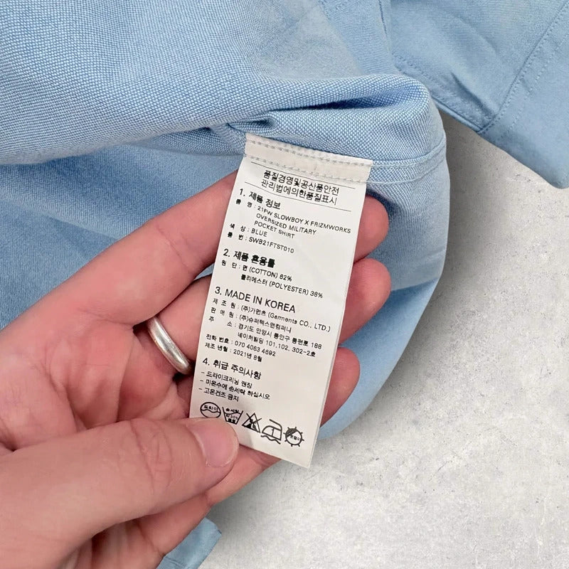 Frizmworks X Slowboy Chambray Shirt Blue M