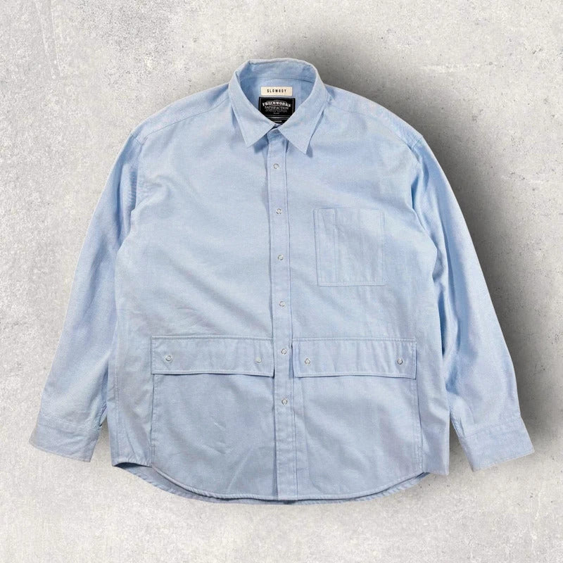 Frizmworks X Slowboy Chambray Shirt Blue M