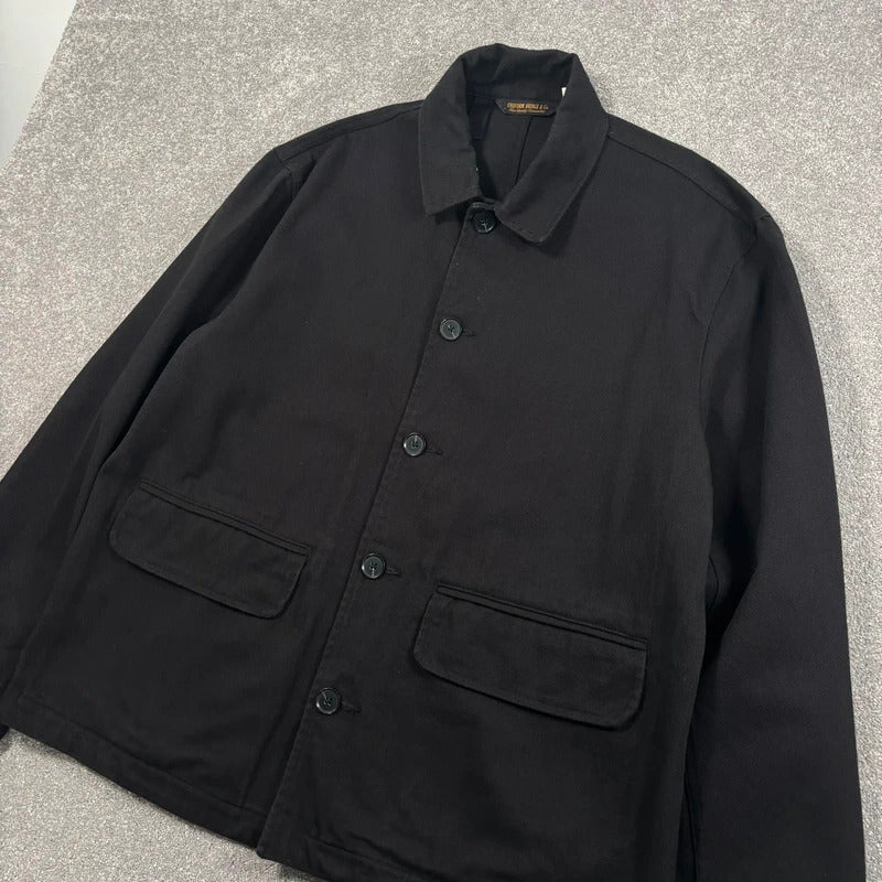 Uniform Bridge Canvas Chore Shirt Black L