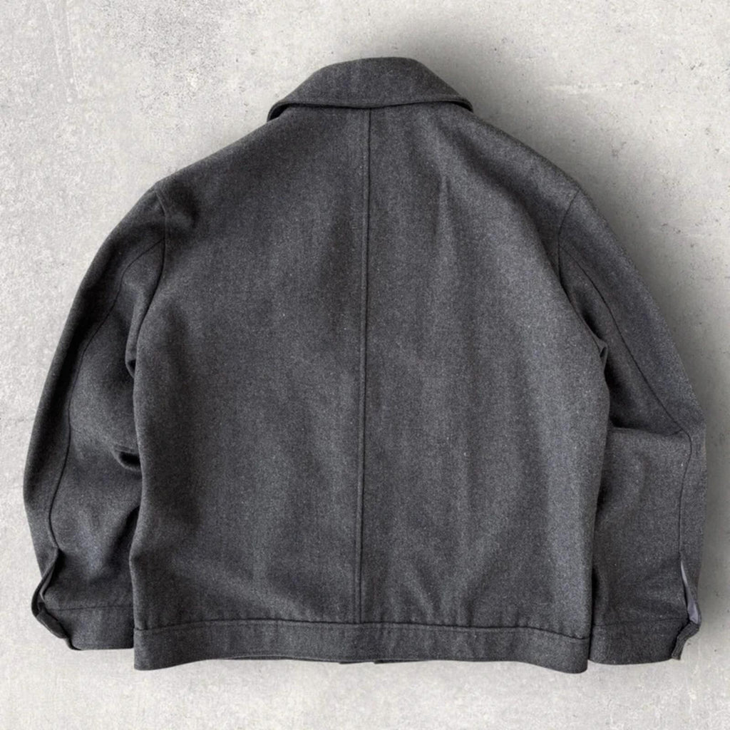 Frizmworks Wool Melton Boxy Jacket Charcoal XL
