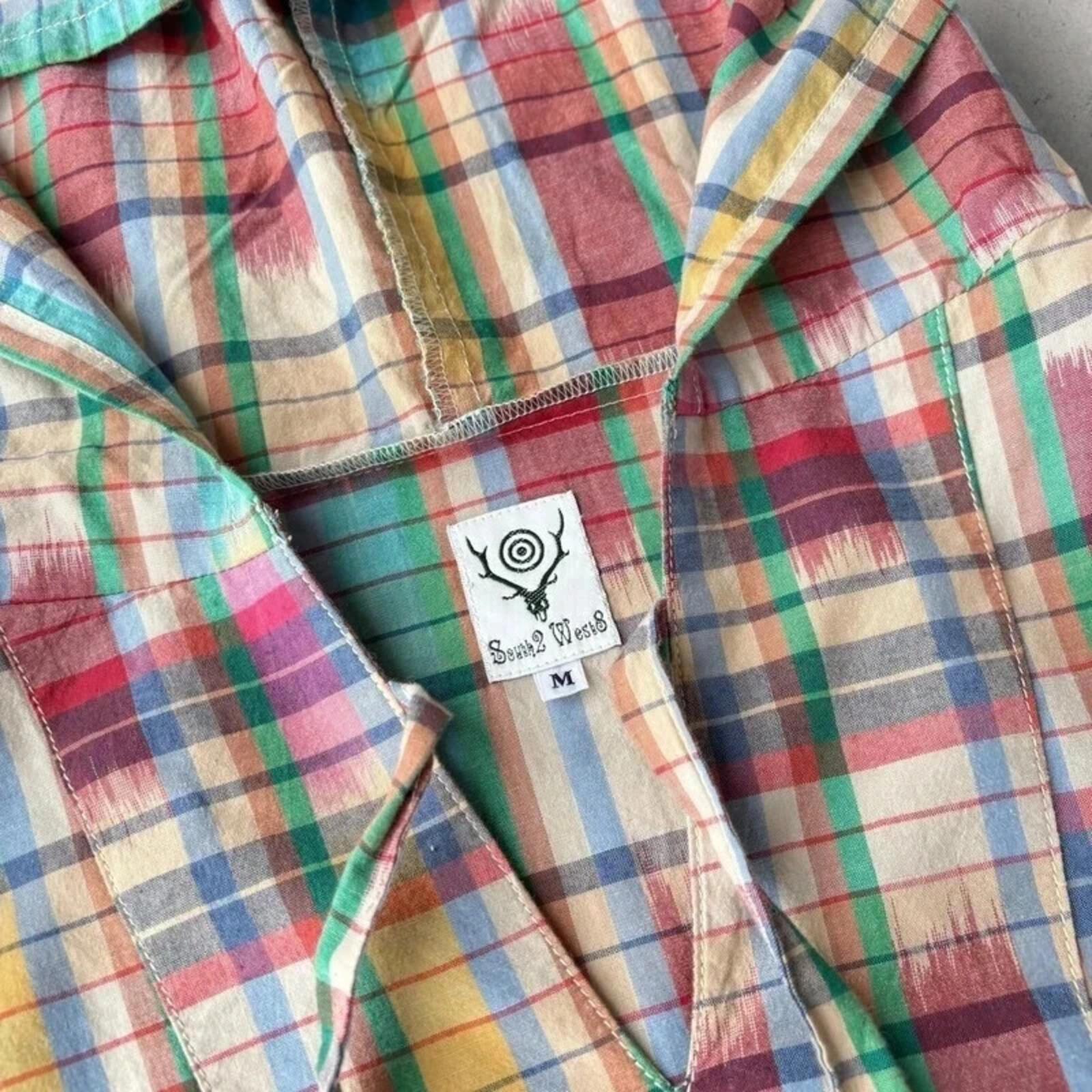 South2 West8 Plaid Mexican Parka Pullover M