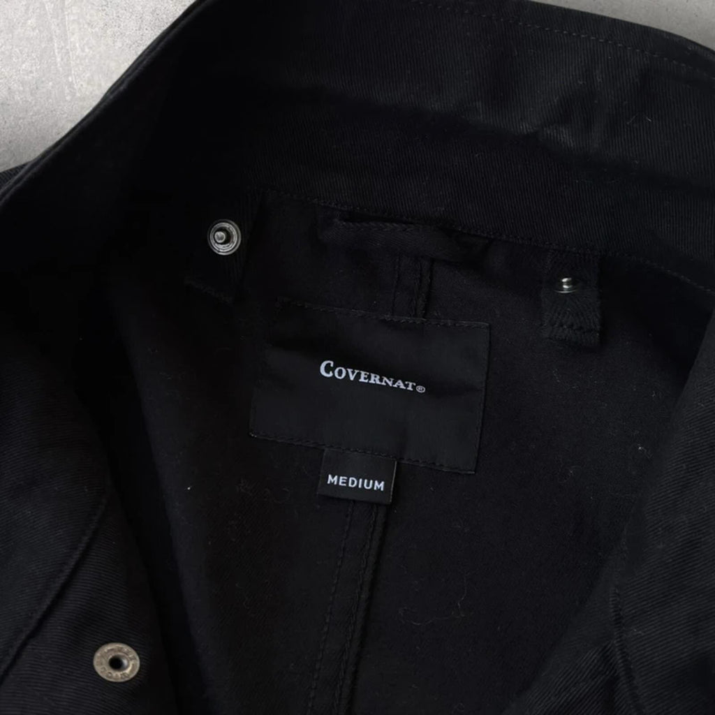 Covernat Cropped Utility Field Jacket Black M