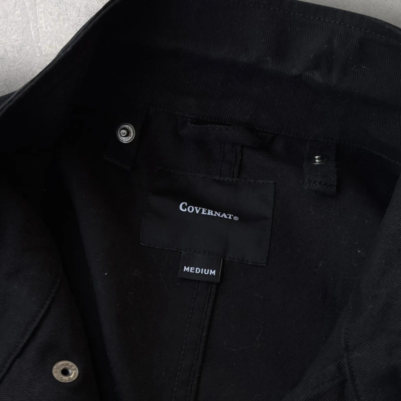 Covernat Cropped Utility Field Jacket Black M