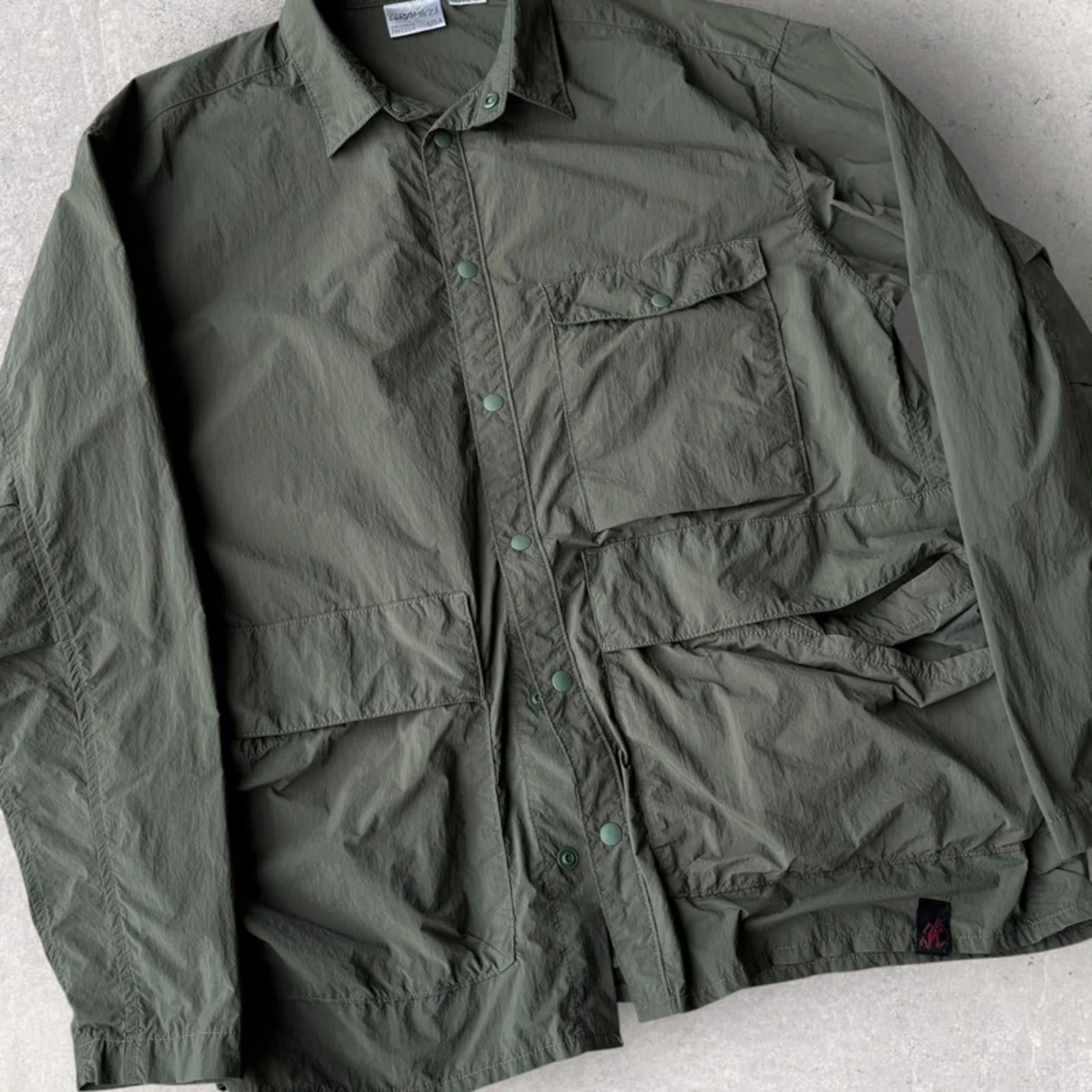 Gramicci Lightweight Utility Shirt Olive M Gorpcore