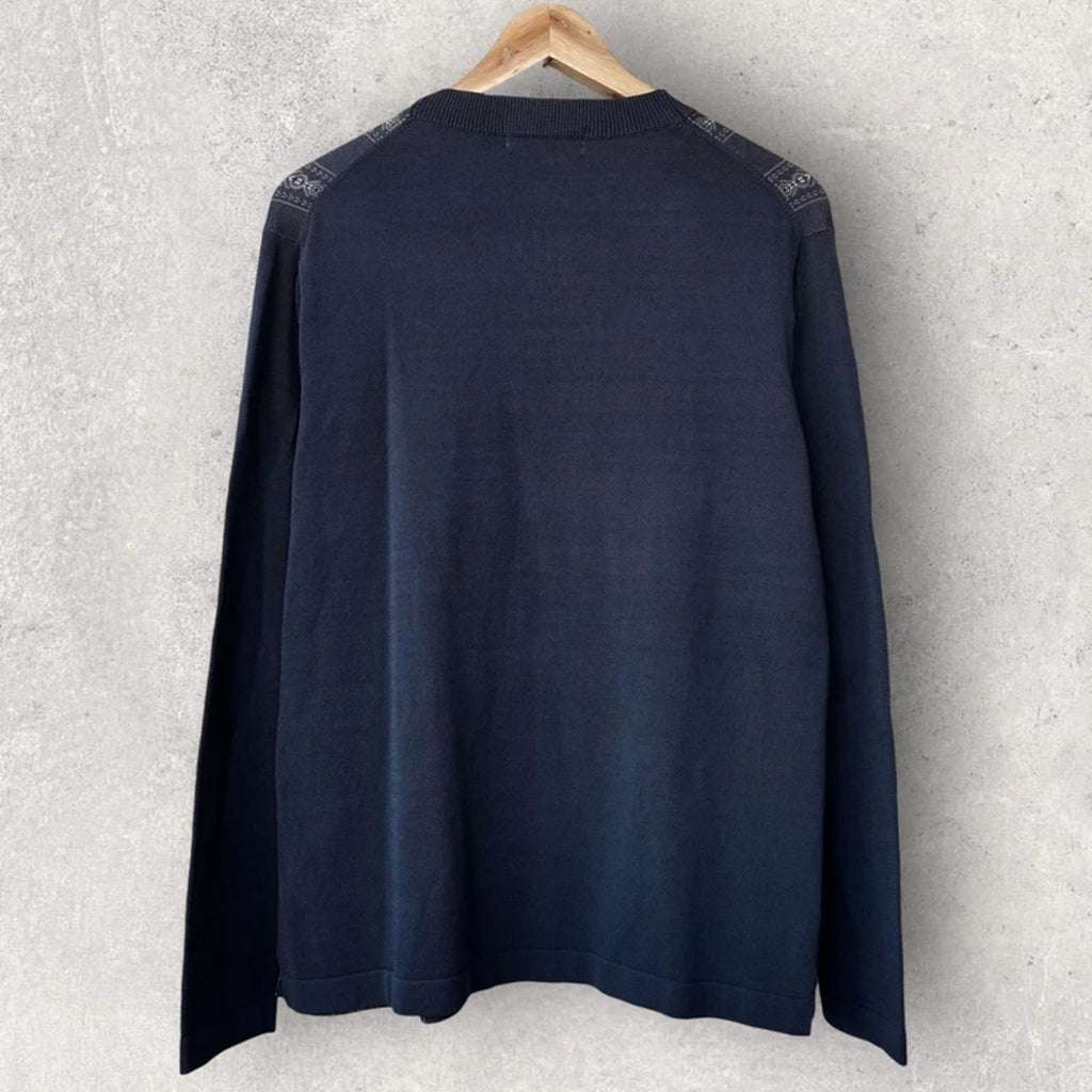 Beams Japan Open Cardigan Navy Blue M