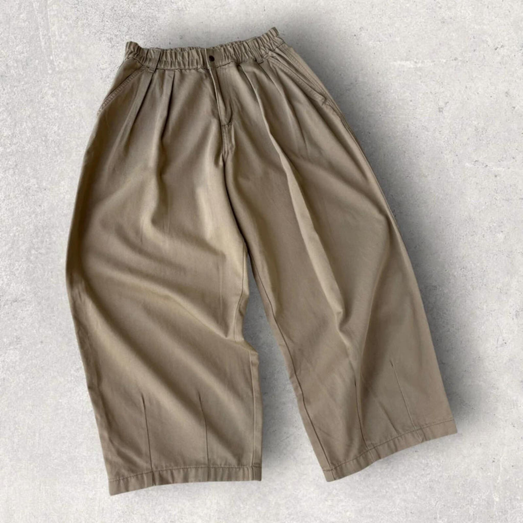 Uniform Bridge Wide Balloon Pant Beige M