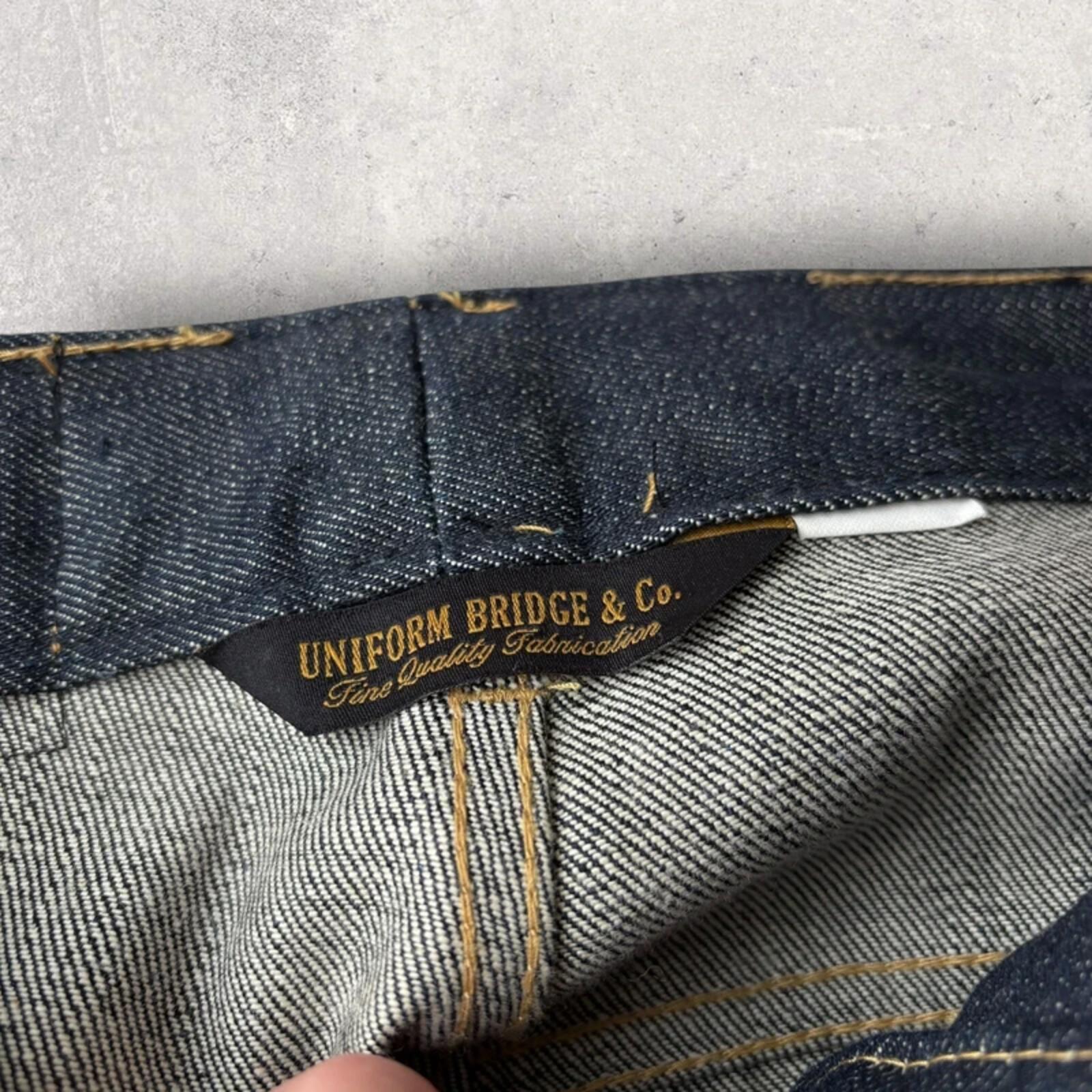 Uniform Bridge Selvedge Denim Jean Indigo W30