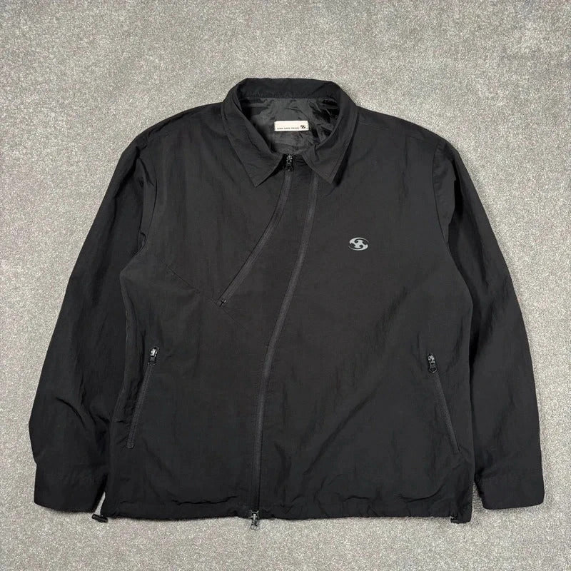 San San Gear Curved Coach Jacket Black L