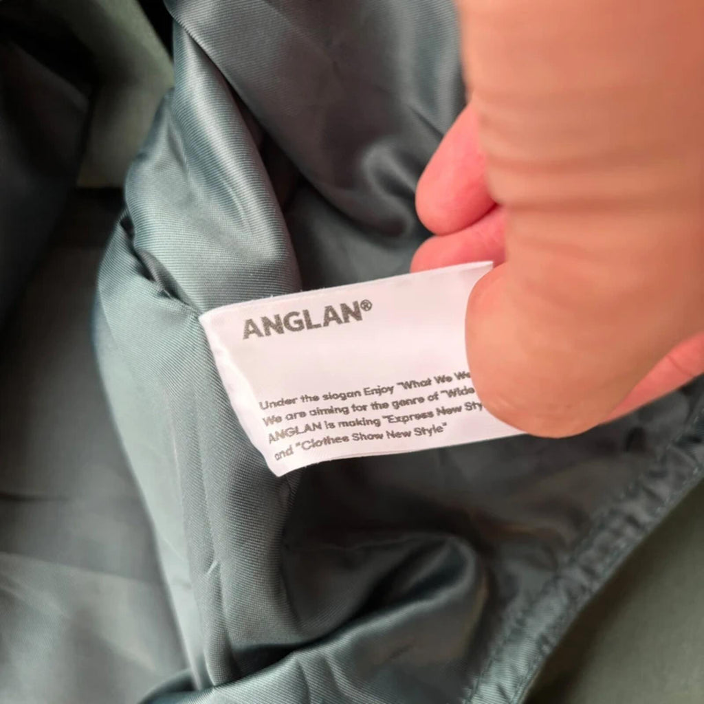 Anglan Oversized Shirt Jacket Green XL