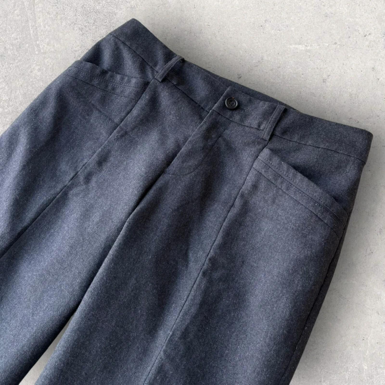 J.Press Japan Pleated Straight Tailored Trouser Dark Grey W30 Japan Import