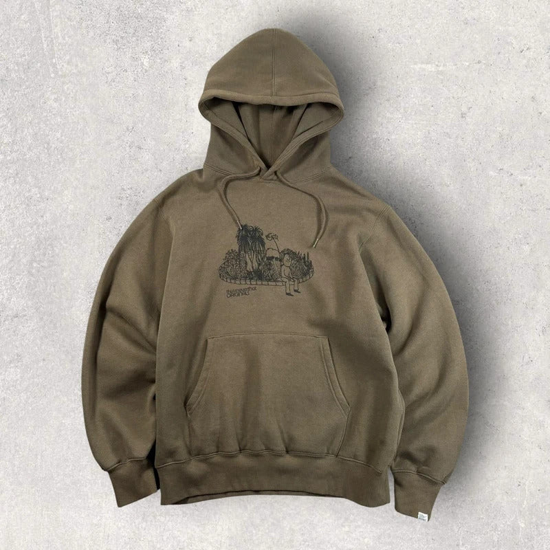 Thisisneverthat Graphic Hoodie Khaki S