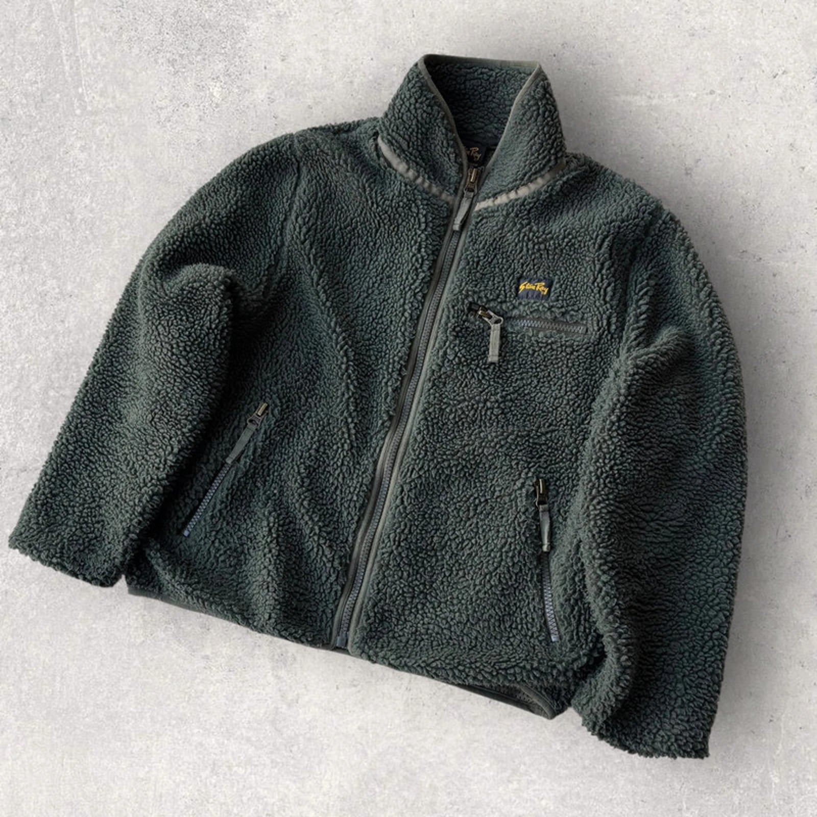 Stan Ray Fleece Liner Cardigan Olive S