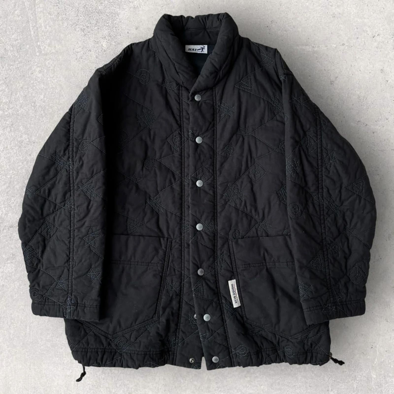 HAI By Issey Miyake Vintage Quilted Jacket Black M Japan Import