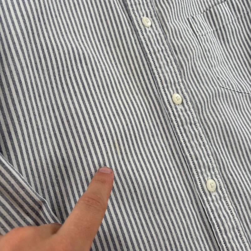 Uniform Bridge Stripe Shirt Blue L