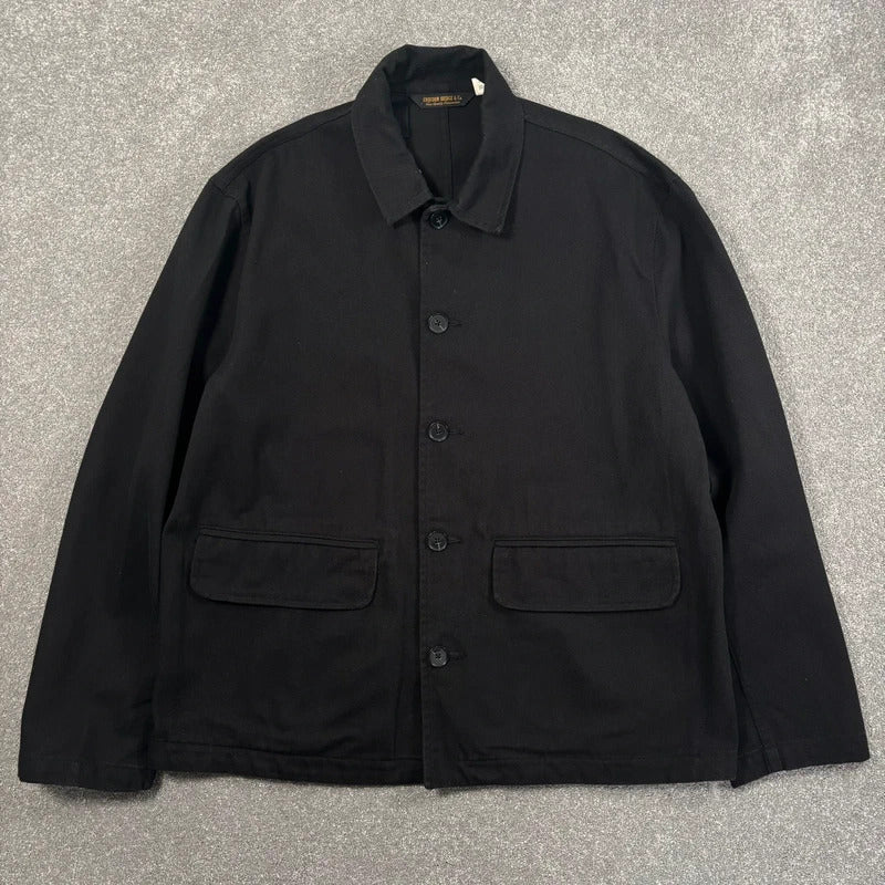 Uniform Bridge Canvas Chore Shirt Black L