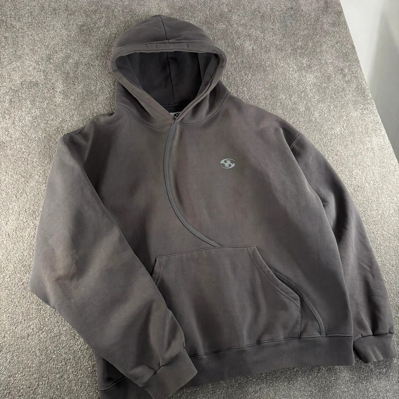 San San Gear Panel Hoodie Grey XL