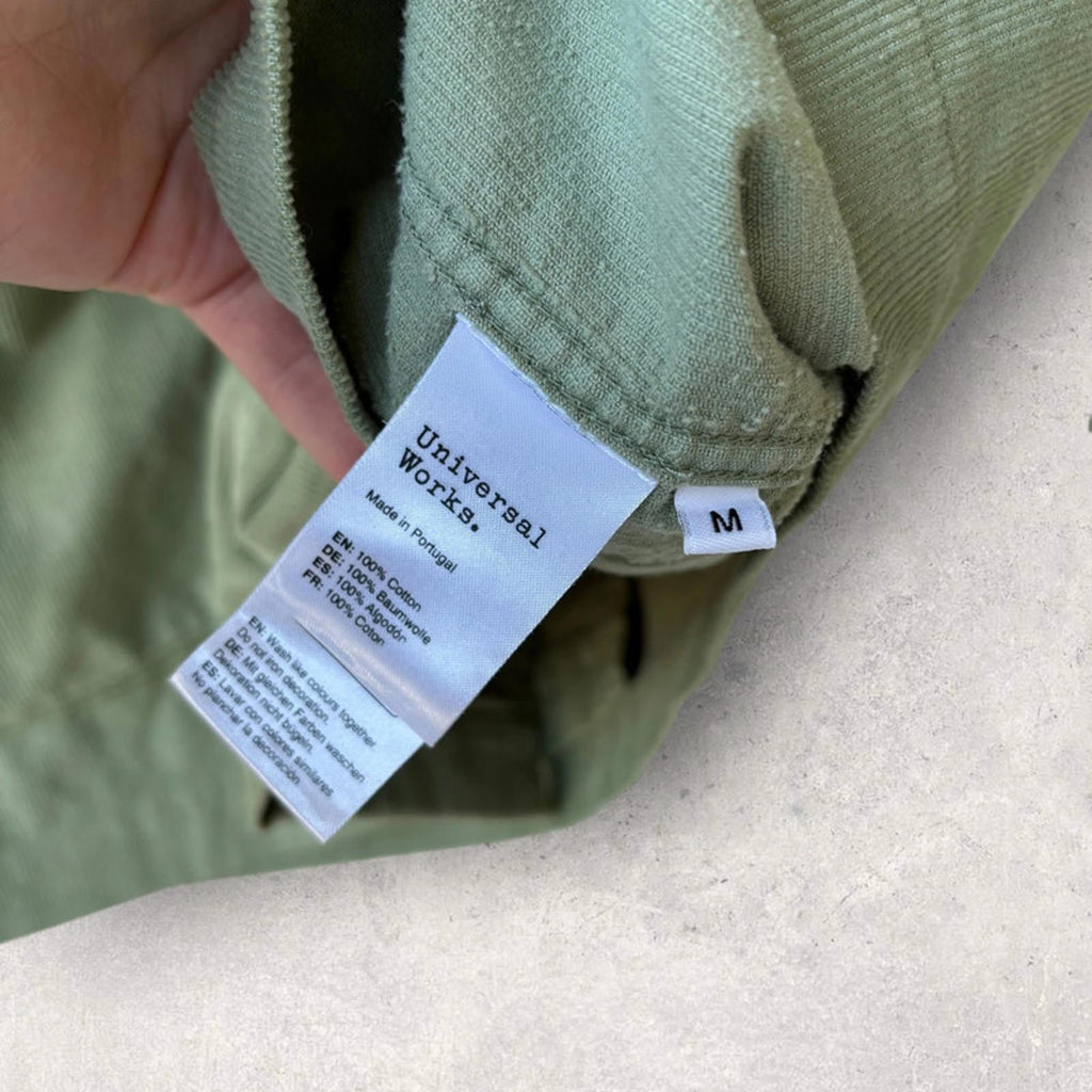 Universal Works Bakers Utility OverShirt Sage M
