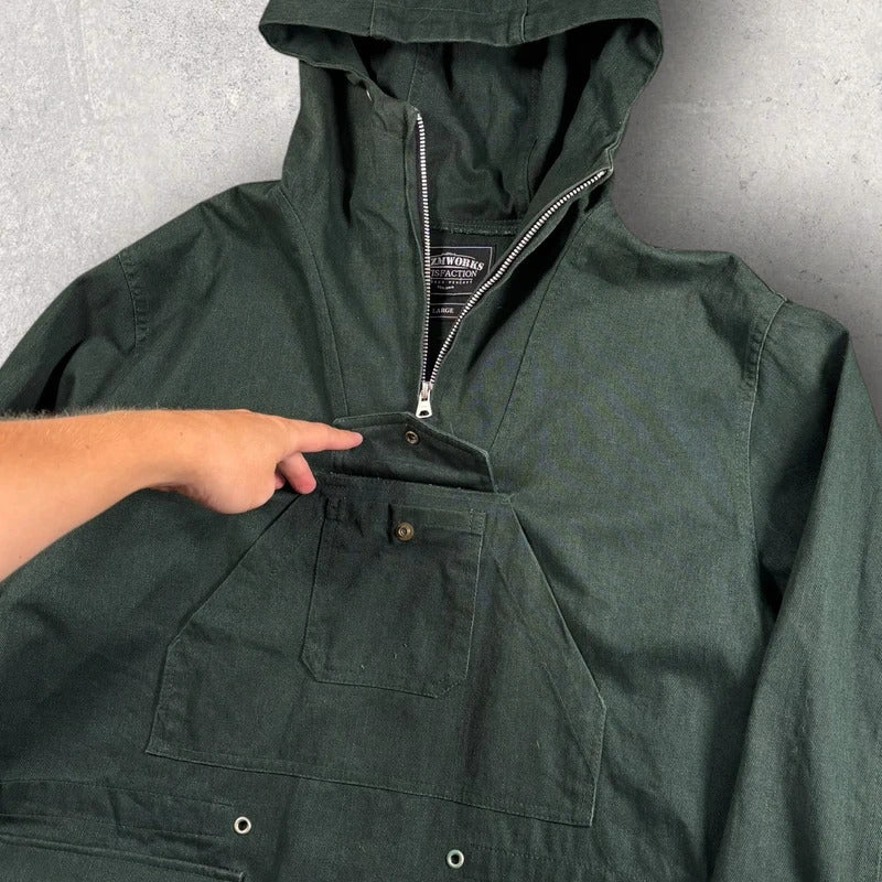 Frizmworks Pullover Tech Smock Forest Green L