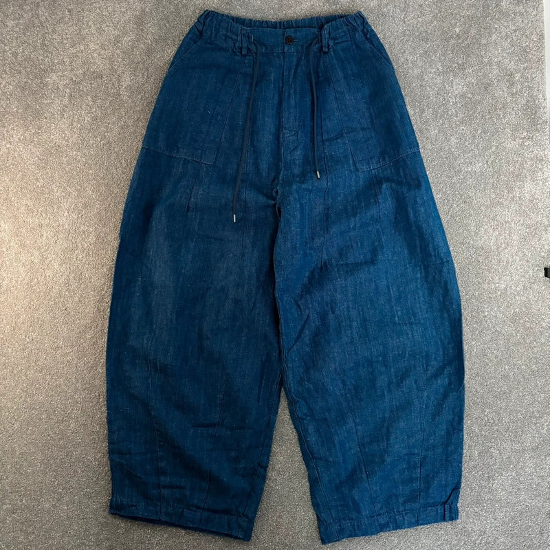 Frizmworks Linen Balloon Pant Indigo L