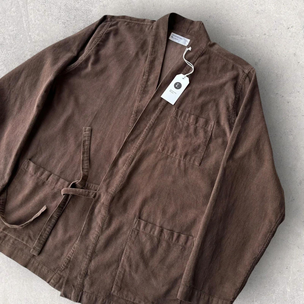 BNWT Universal Works Kyoto Work Jacket Brown Cord L