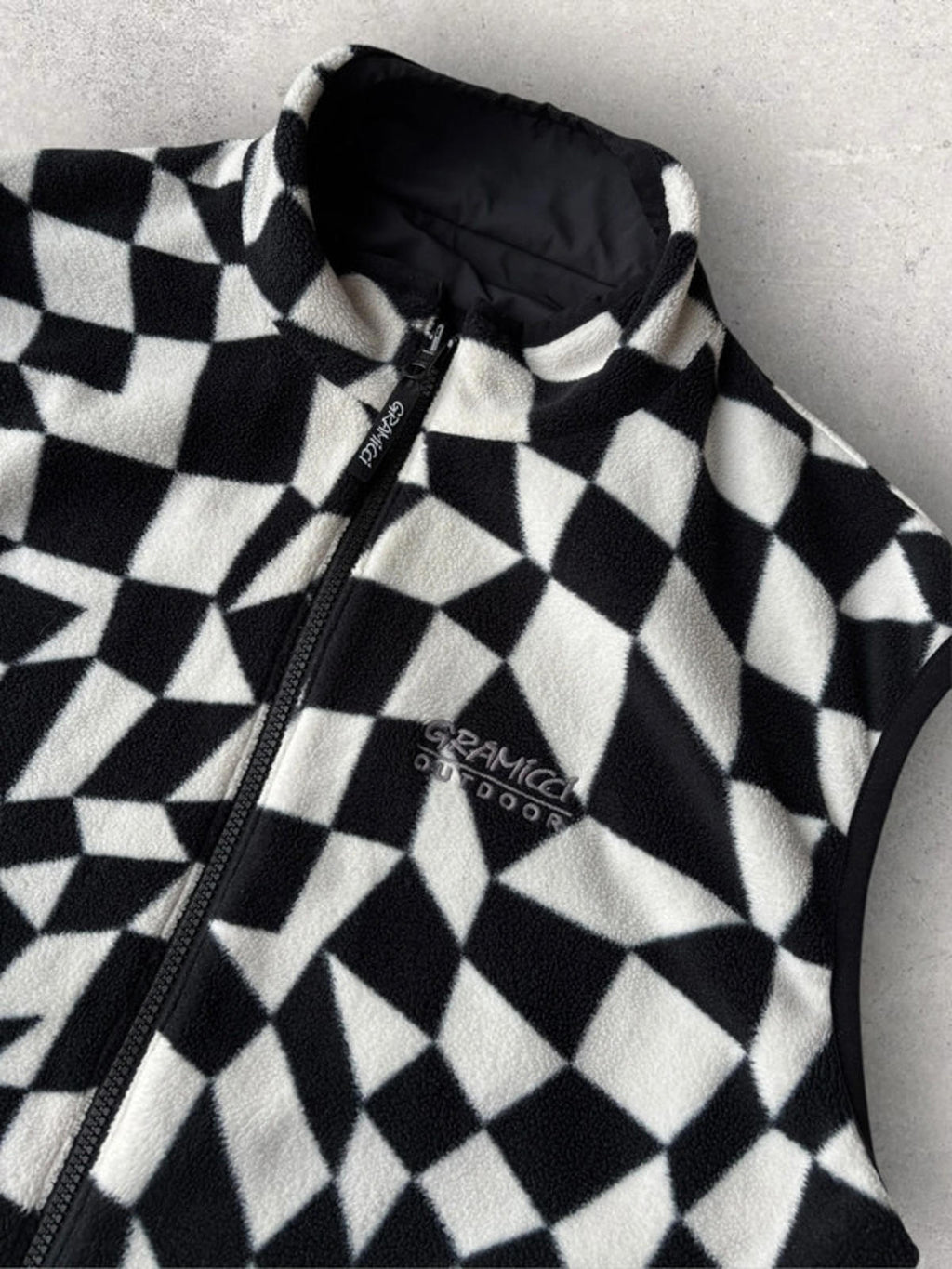 Gramicci Reversible Vest Black / Check Size M