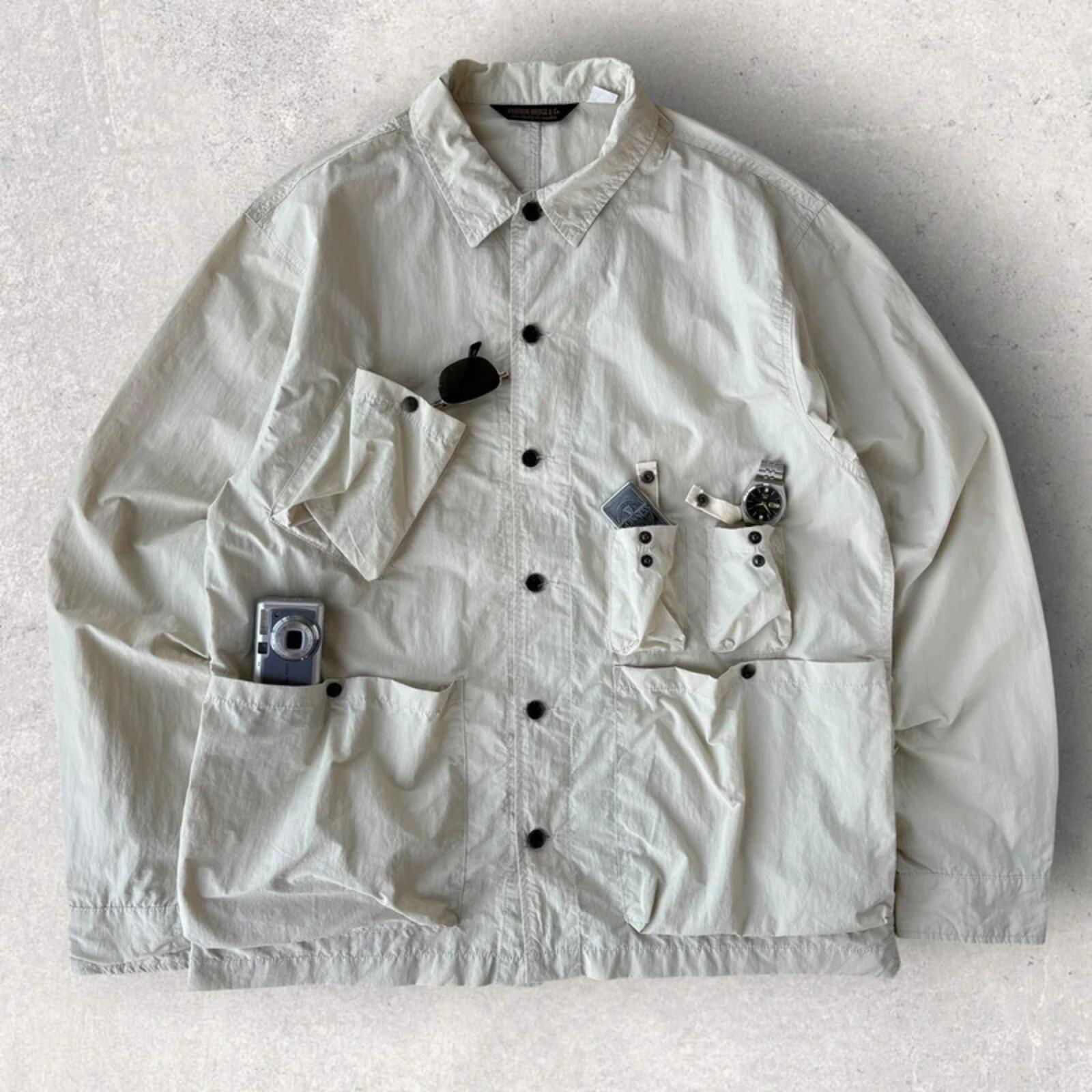 Uniform Bridge Ivory Field Utility Shacket XL