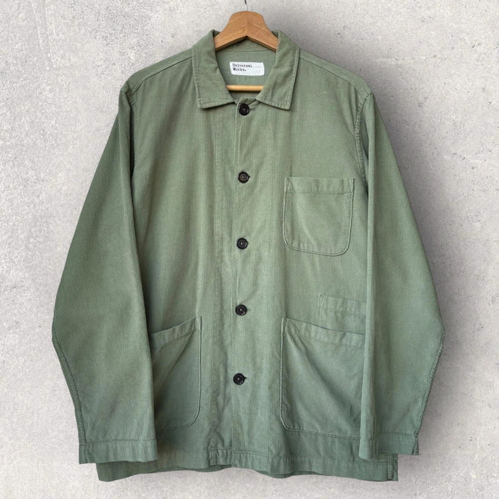 Universal Works Bakers Utility OverShirt Sage M