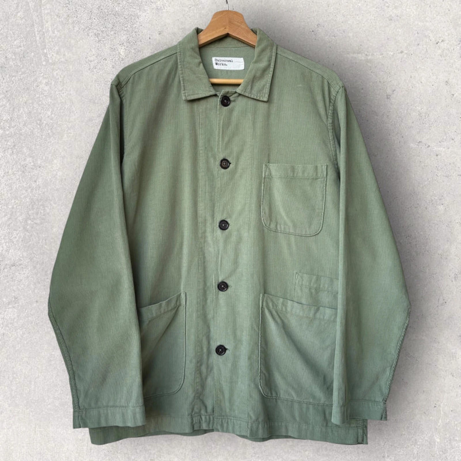 Universal Works Bakers Utility OverShirt Sage M