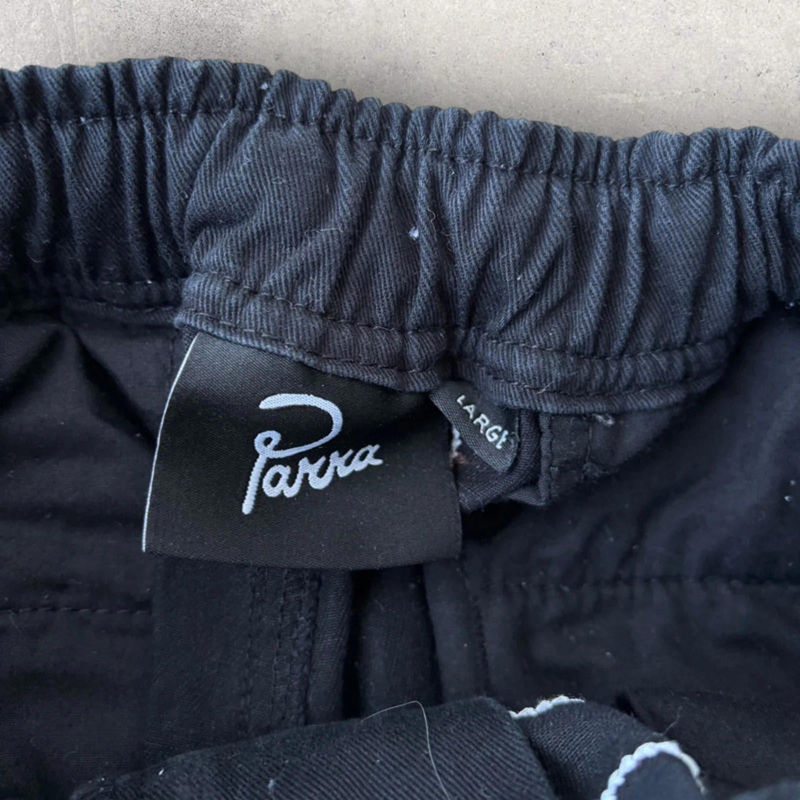 Parra Stitched Up Duck Pant Black Size L