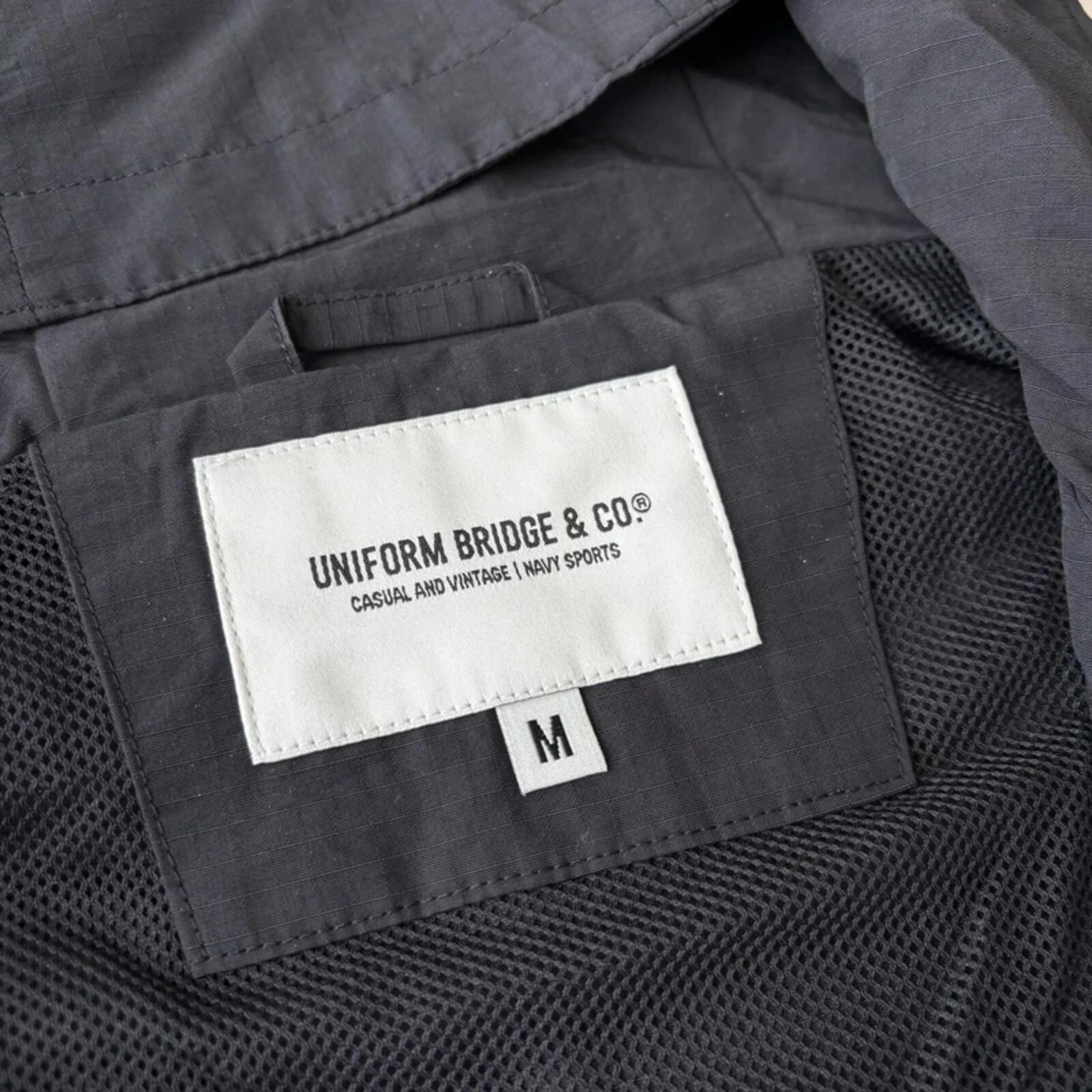 Uniform Bridge Boxy Technical Windbreaker Black L