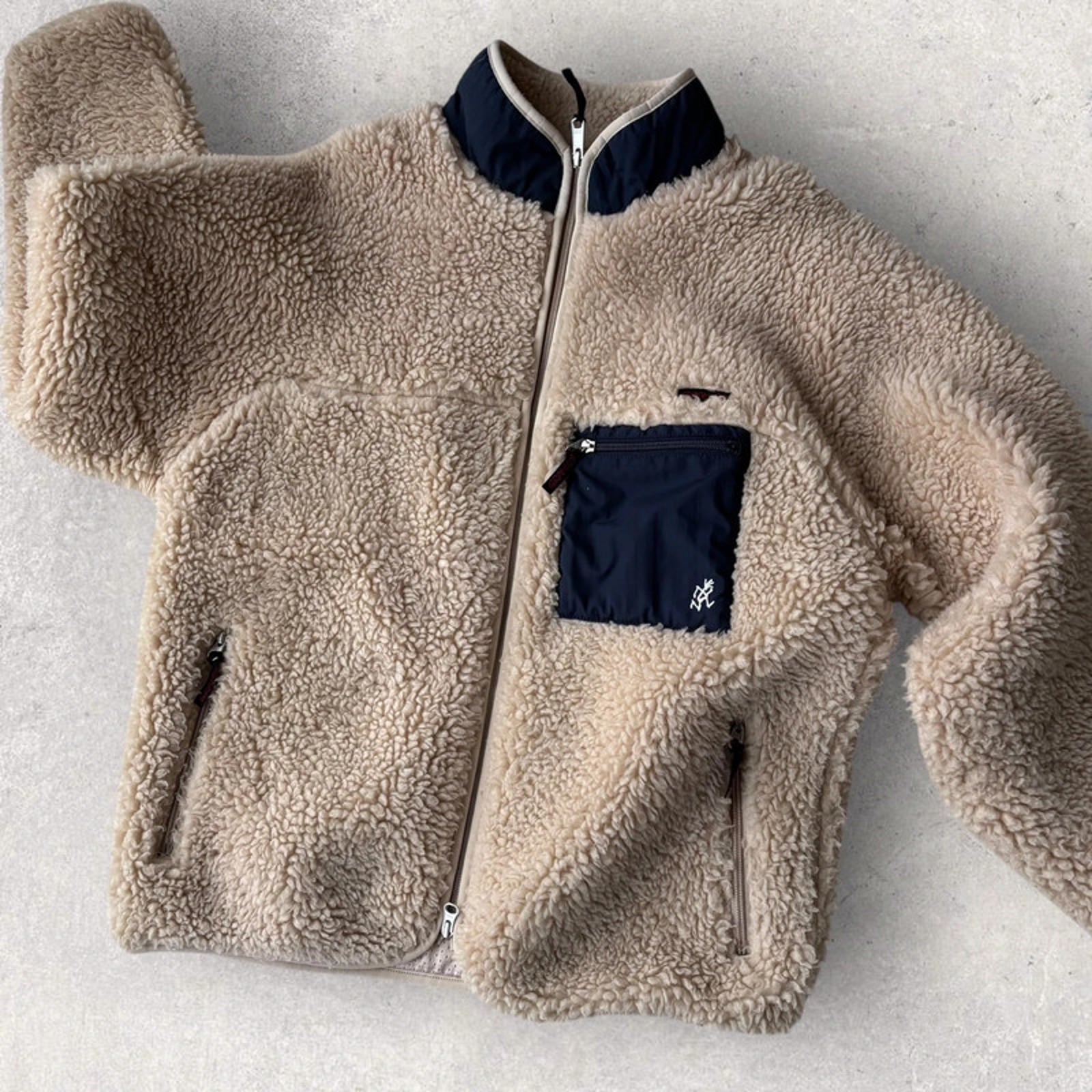 Gramicci Boa Fleece Cardigan Cream M Japan Import