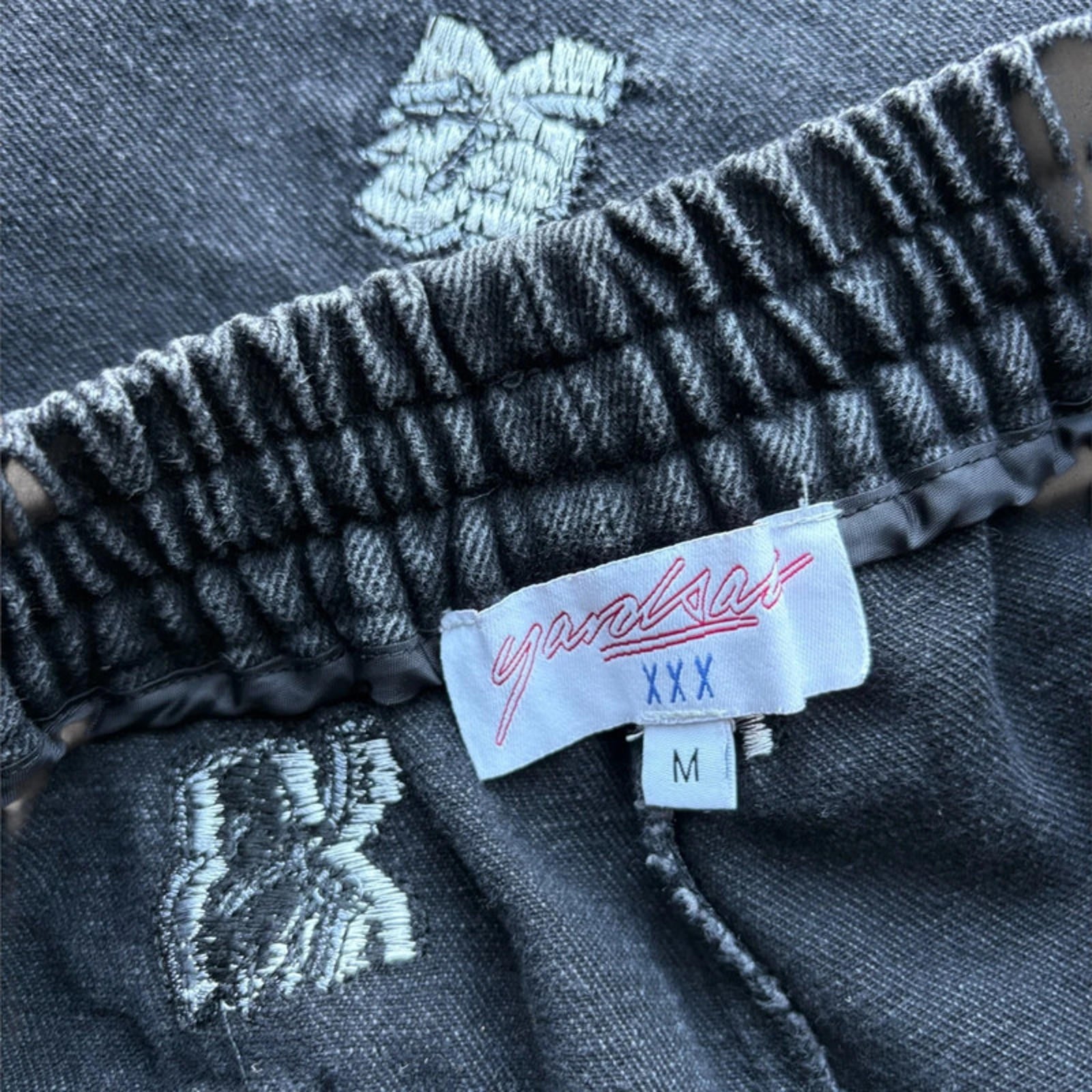 Yardsale Middle Finger Japan Exclusive Jeans Black Size M