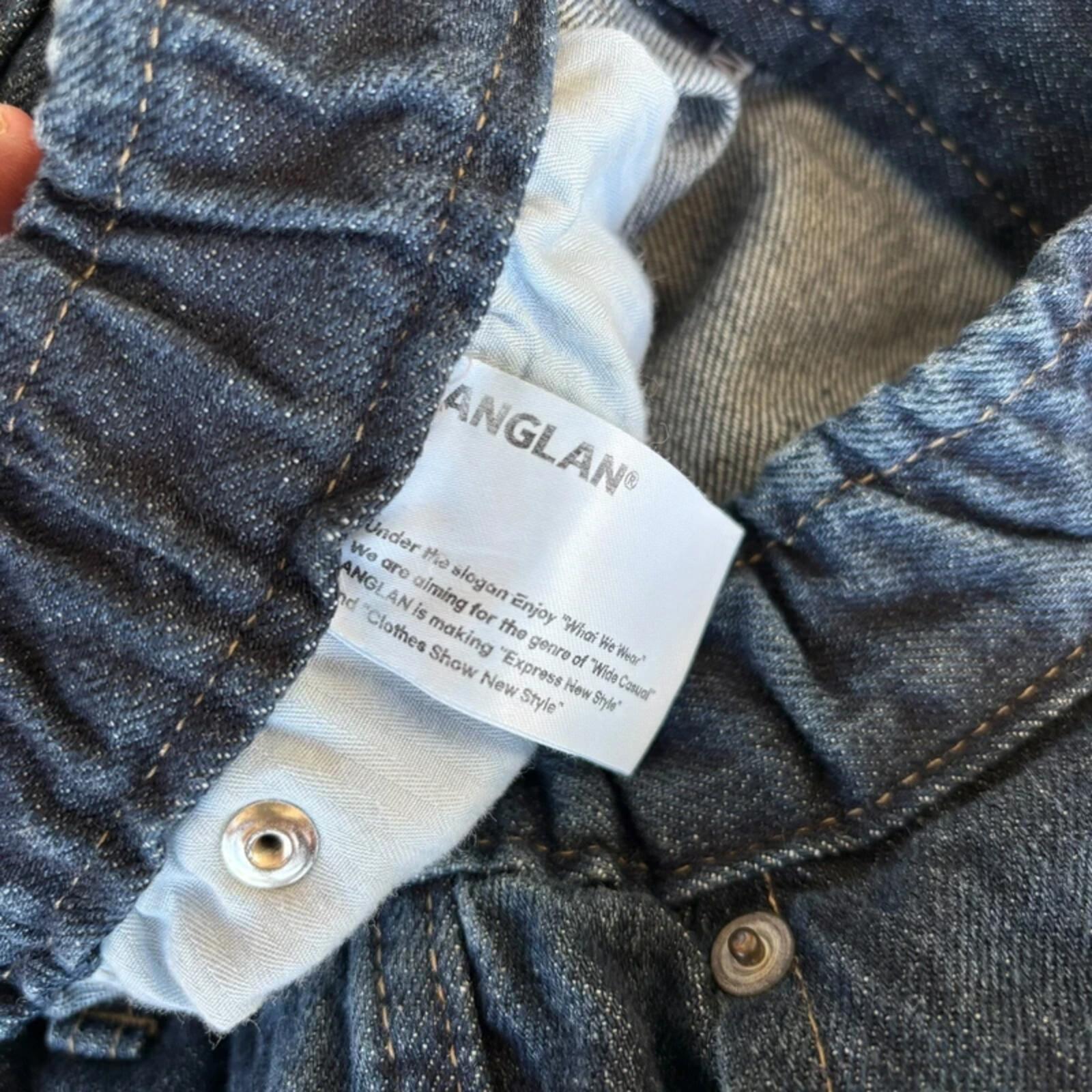 Anglan Denim Wide Balloon Pant Indigo L