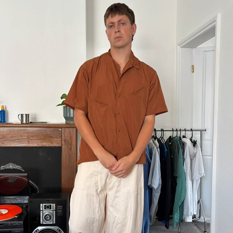 Uniform Bridge Bermuda Utility Shirt Rust M