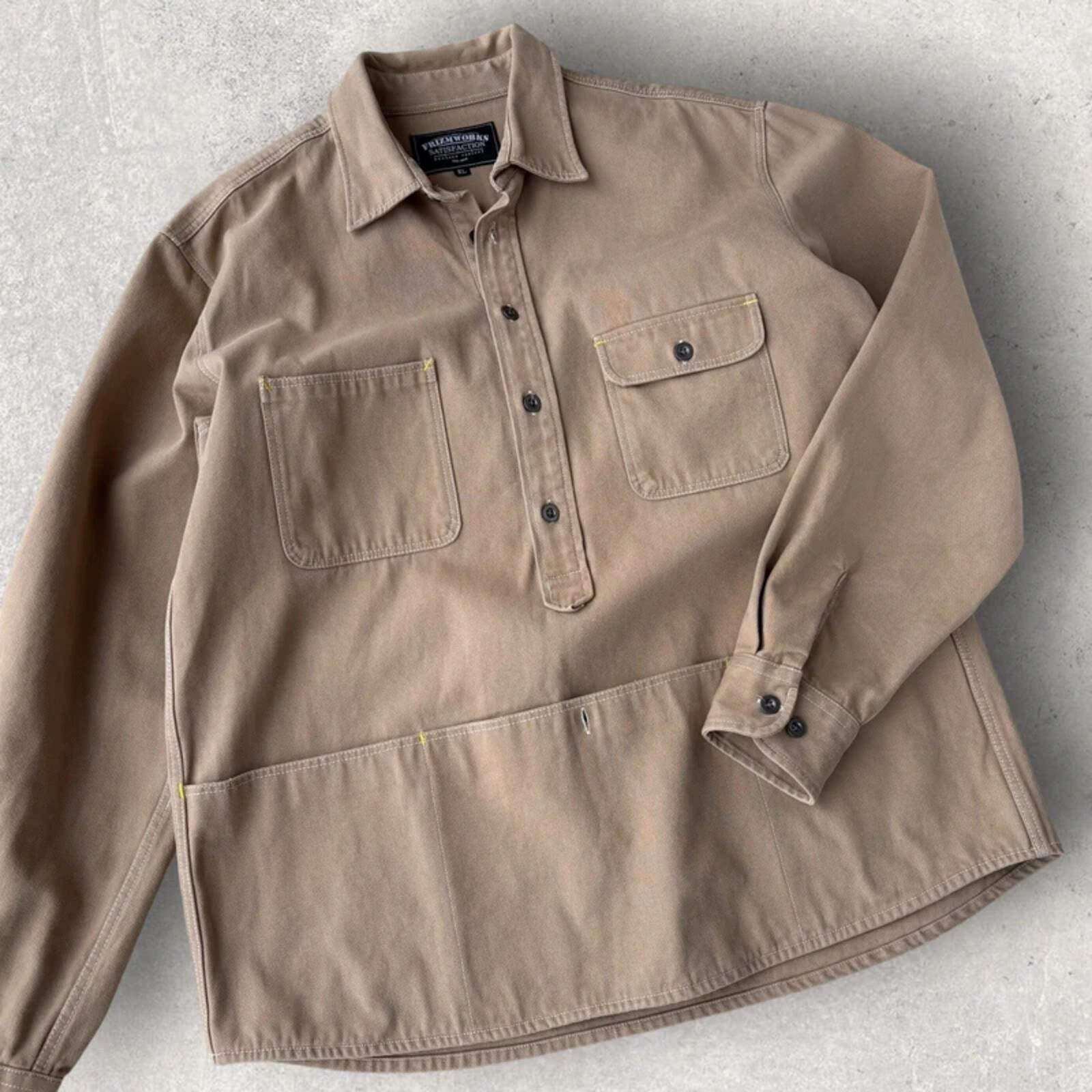 Frizmworks Utility Triple Pocket Overshirt Beige XL
