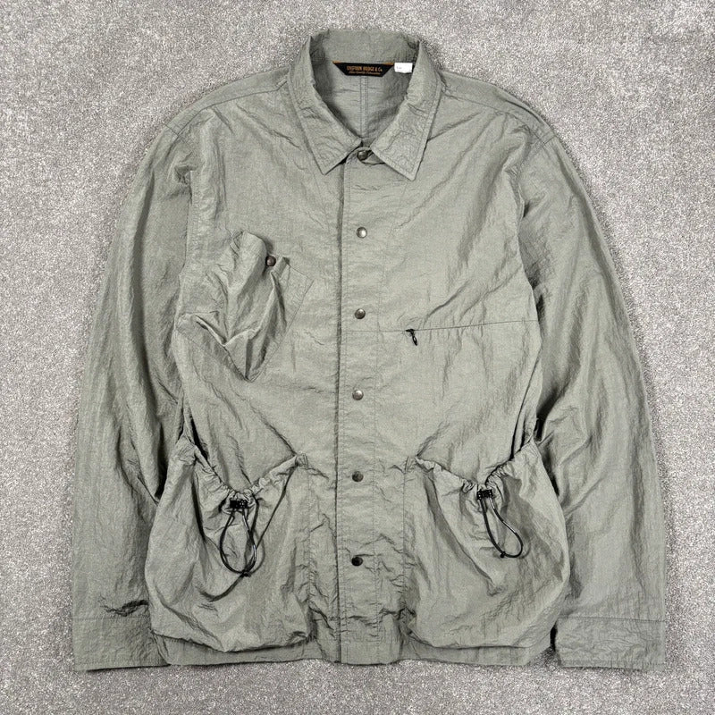 Uniform Bridge Field Utility Overshirt Aqua M