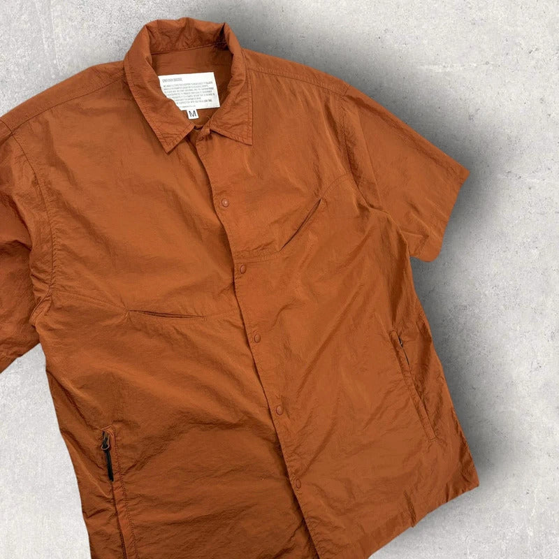 Uniform Bridge Bermuda Utility Shirt Rust M