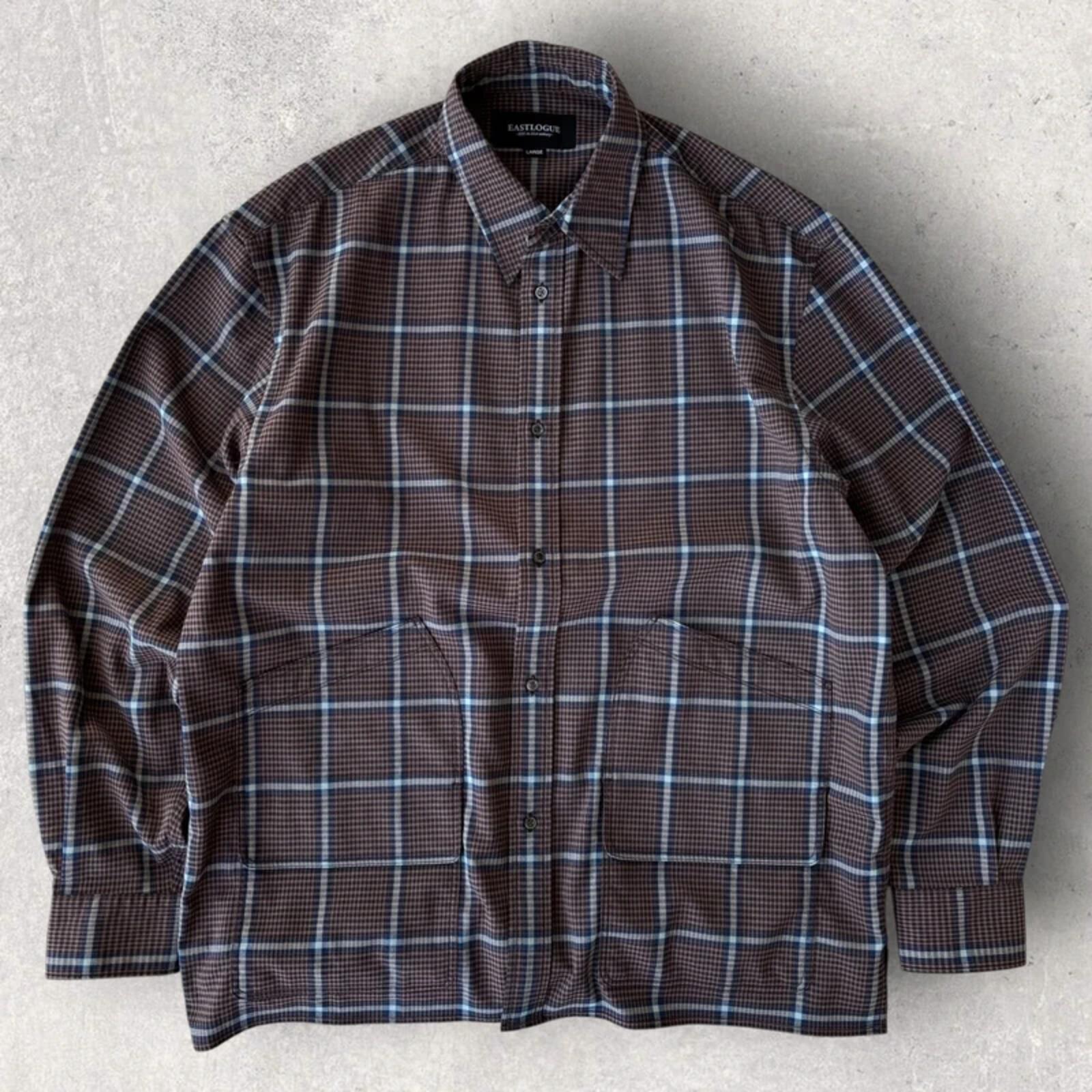 Eastlogue Utility Check Overshirt Brown L