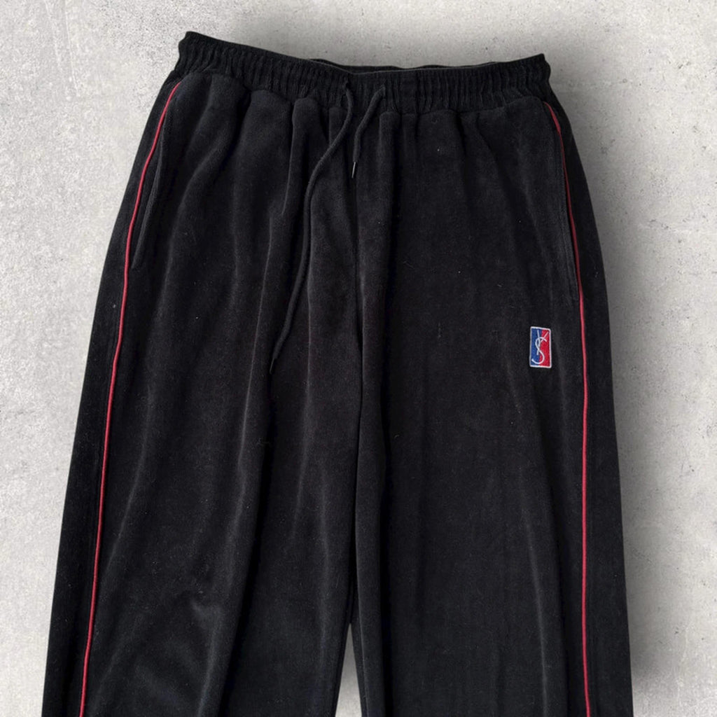 Yardsale Velour Joggers Black Size L