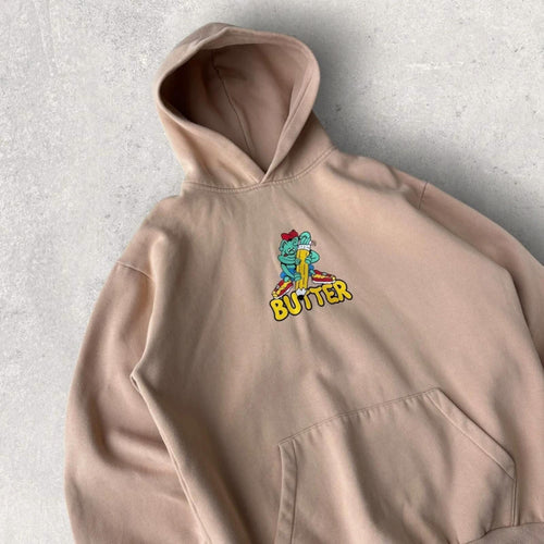 Butter Goods Graphic Pullover Hoodie Beige L