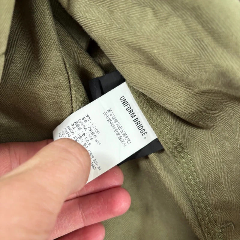 Uniform Bridge Herringbone Kendo Jacket Olive L